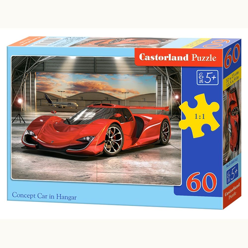 Castorland, Състезателна кола, пъзел 60 части