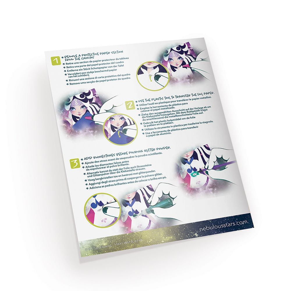 Изкуство с блестящ пясък и фолио, Мариния