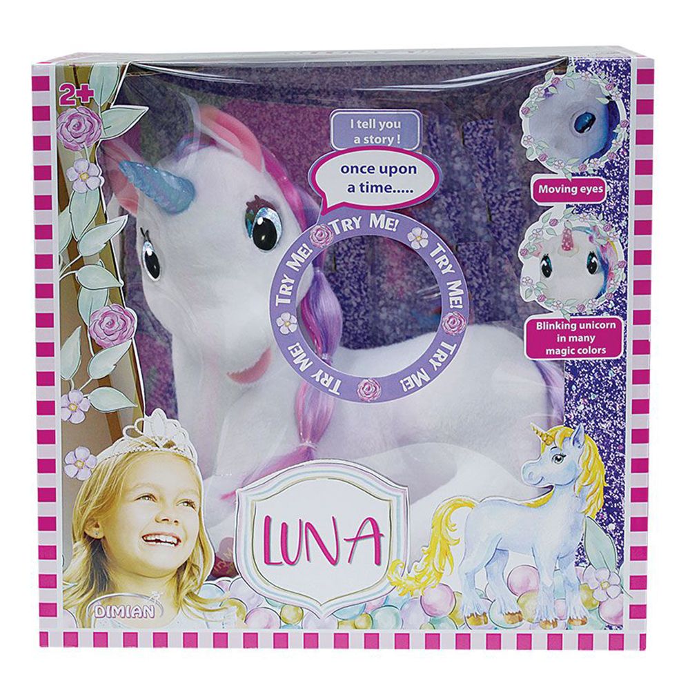 LUNA, Интерактивен еднорог, говори и пее на български език, Dimian