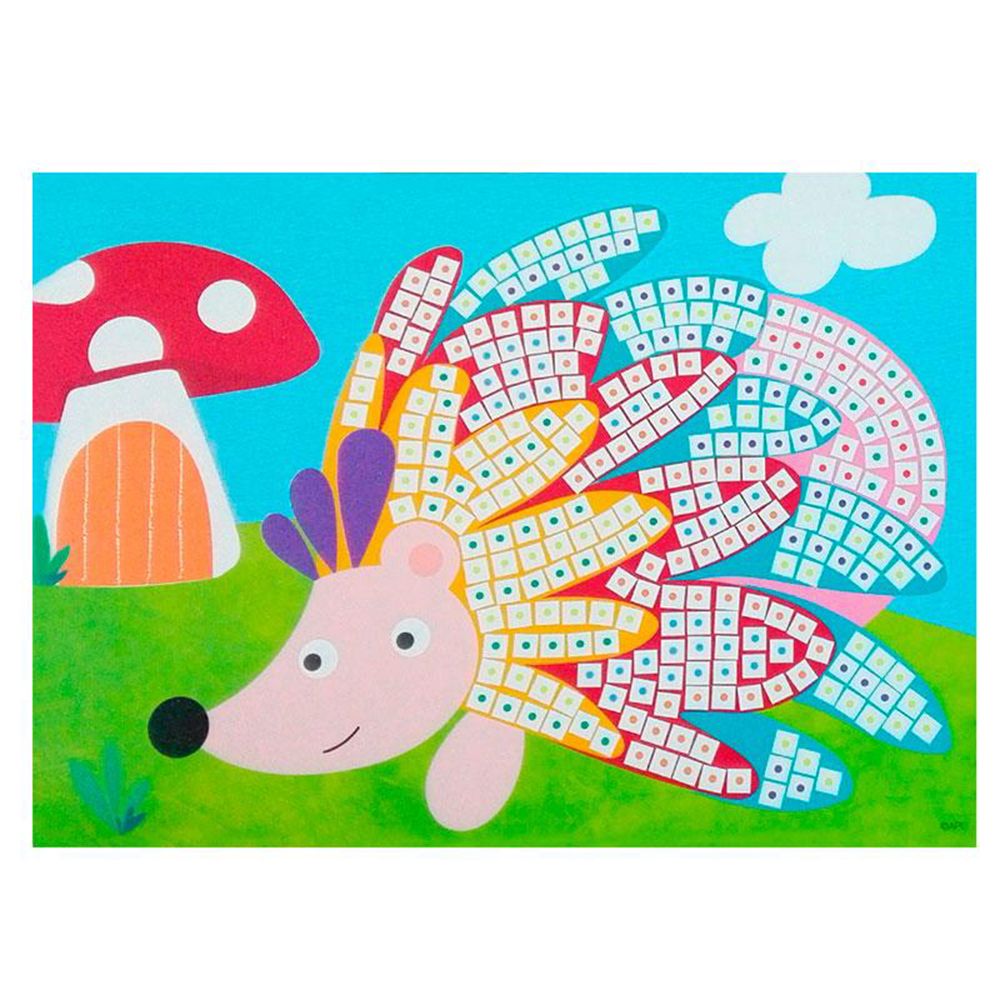 Мозайка с меки елементи, 2 картини, Животни