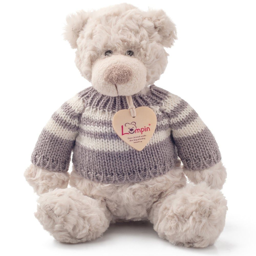 Lumpin, Плюшено мече Спенсър с пуловер, 26 см.