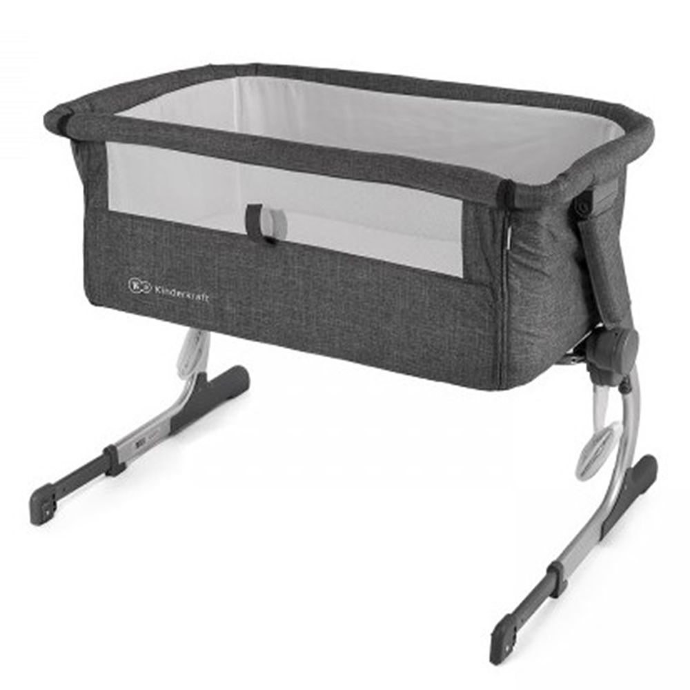 Бебешка кошара UNO, 2 в 1, сива