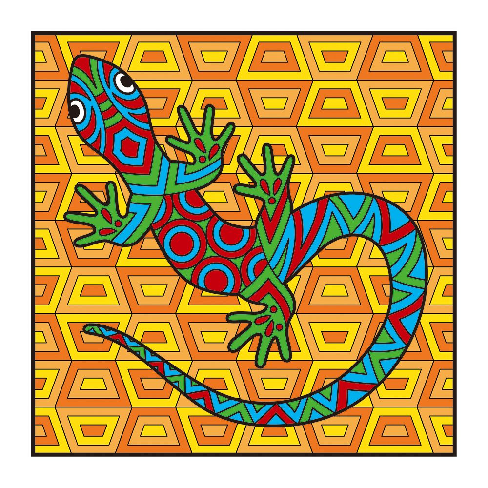 Творческа книга за оцветяване, Животни