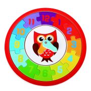 Дървен часовник-пъзел, Бухал