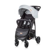 Детска количка със столче Пасо, сива,