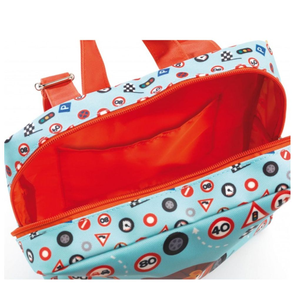 Раница за детска градина, Тигърчо и безопасното движение