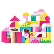 Градина - дървен конструктор, 50 части