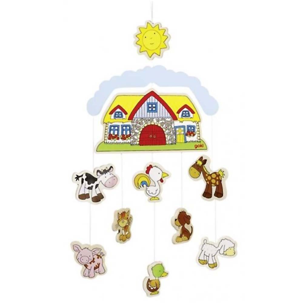 Goki, Висяща декорация за детска стая, Ферма