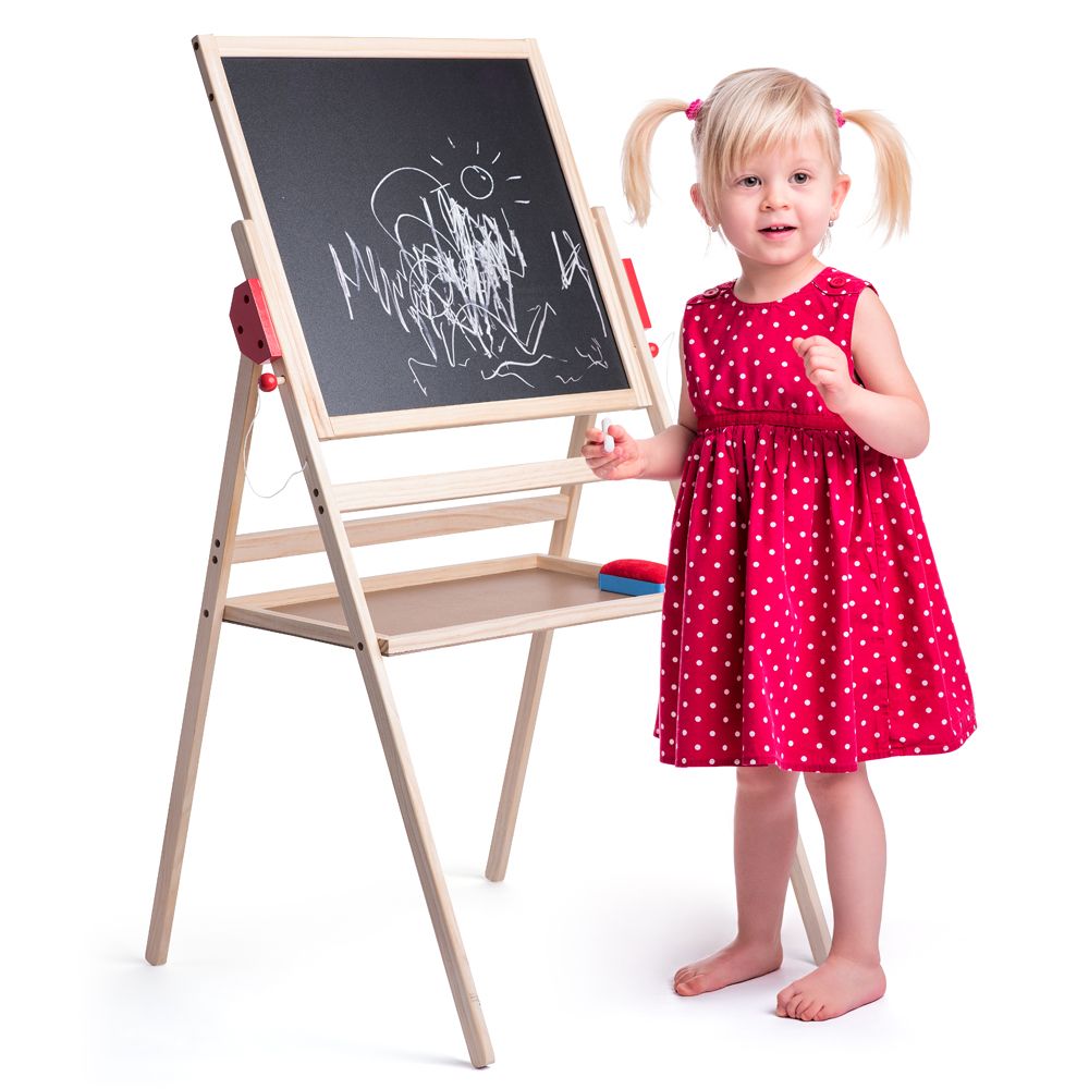 Черна двустранна магнитна дъска