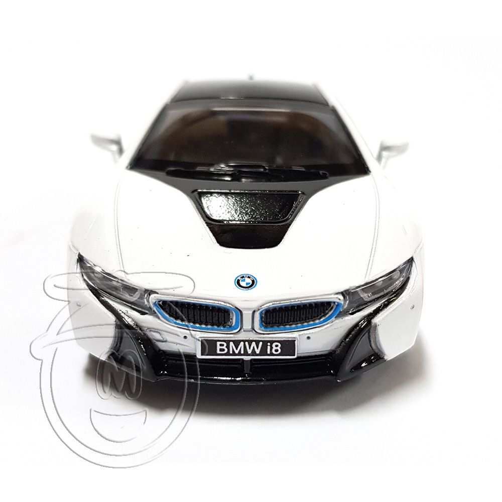 Метална кола BMW 8i, бяла