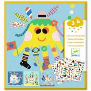 Комплект със стикери, Направи си октоподче