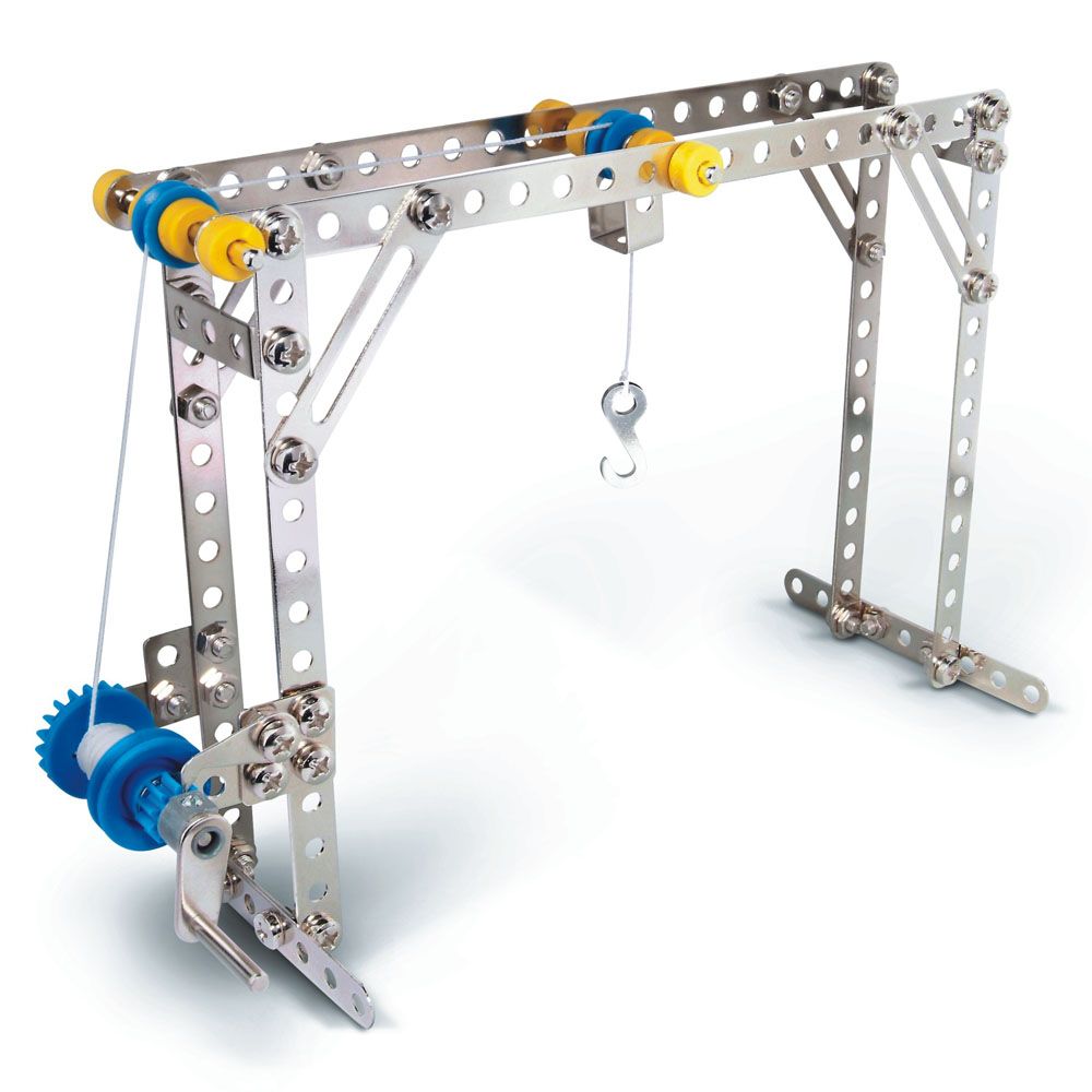 Метален конструктор, Кран/ Вятърна мелница - 3 модела, 270 части