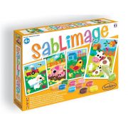 Kомплект за рисуване с цветен пясък, Ферма