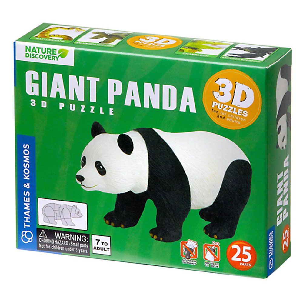 THAMES & KOSMOS, 3D пъзел, Панда, 25 части