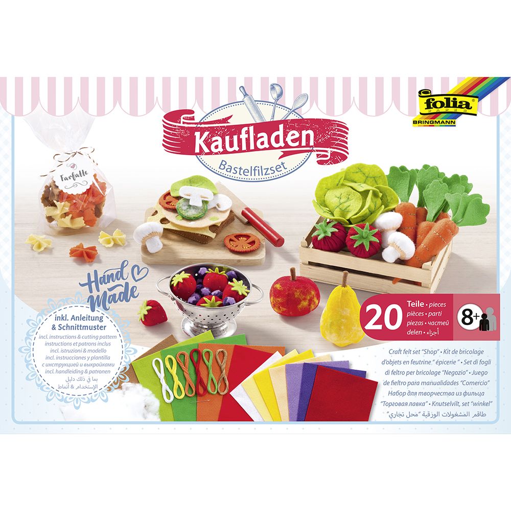 Folia Bringmann, Направи сама от филц, Плодове и зеленчуци