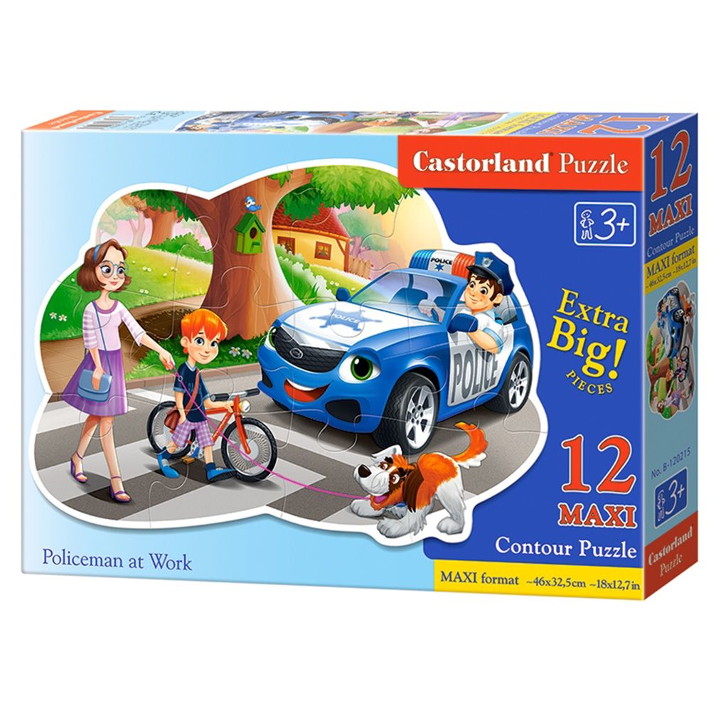 MAXI, Полицай на работа, пъзел 12 части, Castorland