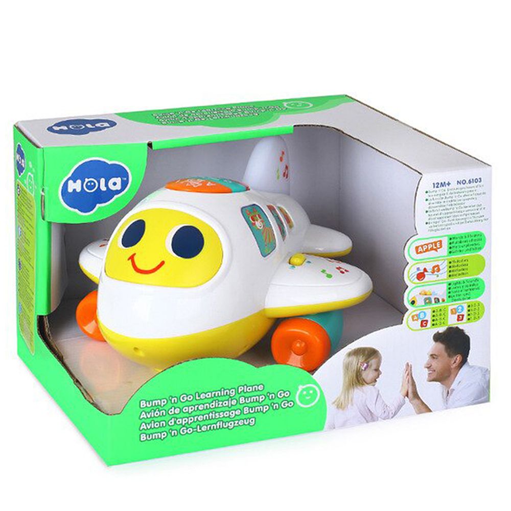 Бебешки обучаващ музикален самолет