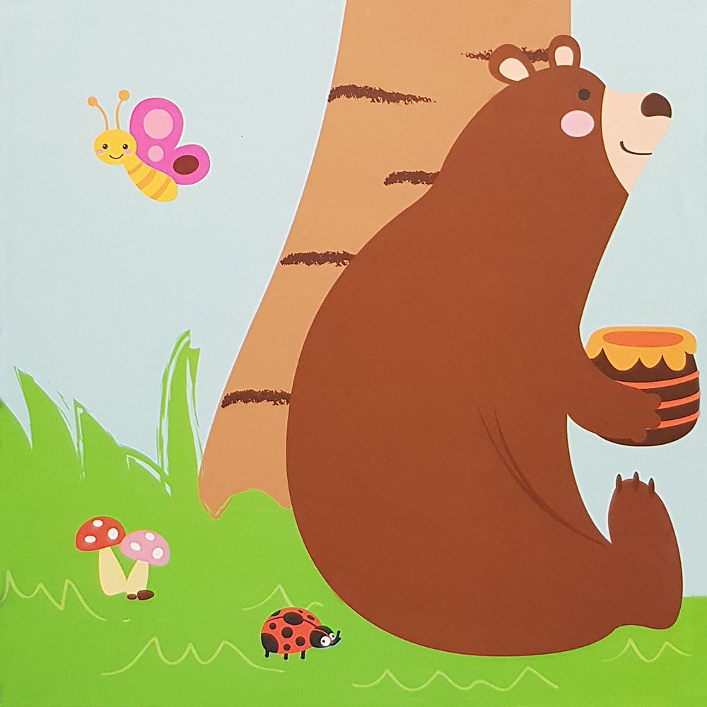 Кула от картонени кубчета за най-малките, Весели животни