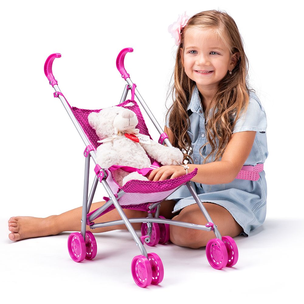 Детска количка за кукли, сгъваема, Еднорог
