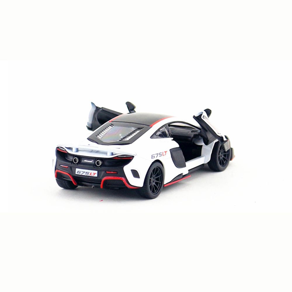 Метална кола, MaClaren 675 LT, бял