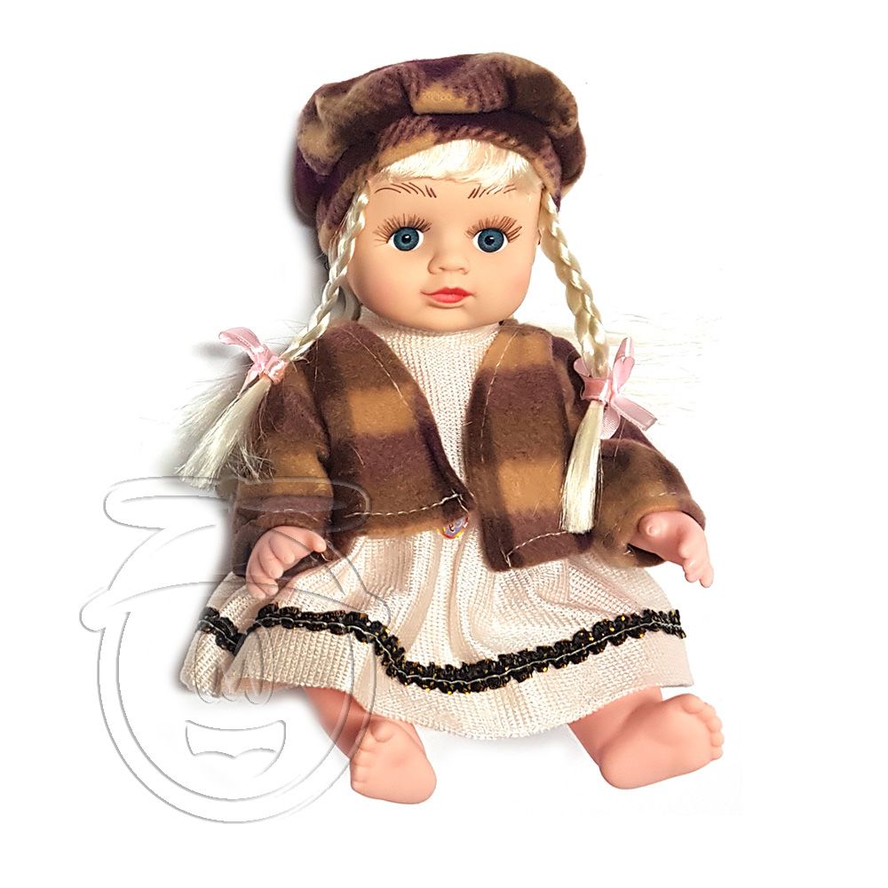 Моята любима музикална кукла с вълнено елече и шапка