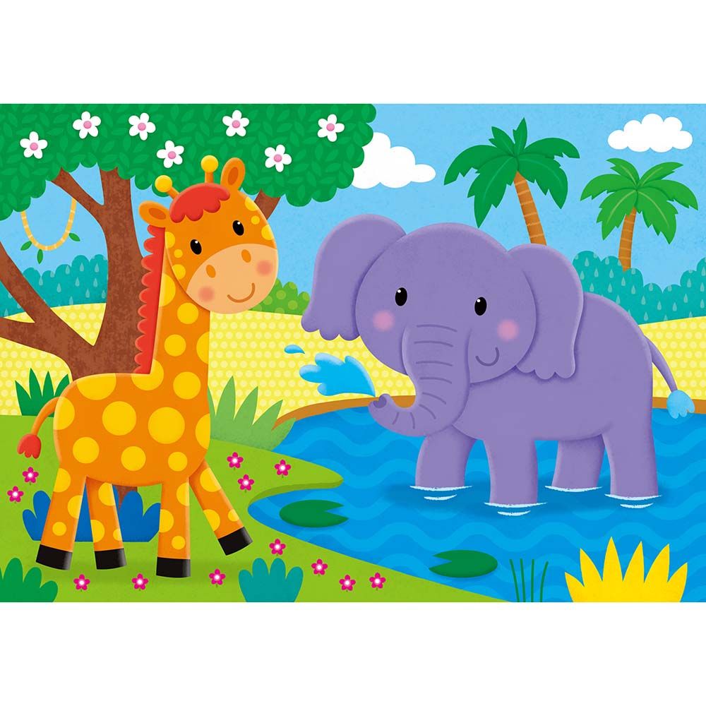 4 пъзела в кутия за най-малките, Животни