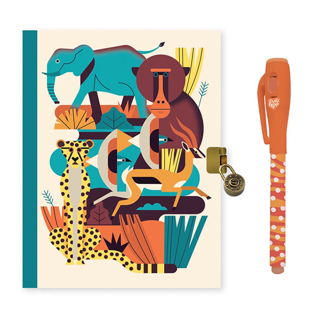 Djeco, Таен дневник, с магическа химикалка, Африка