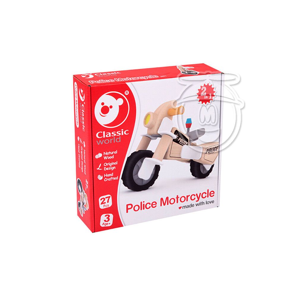 Classic world, Дървен конструктор, Полицейски мотор