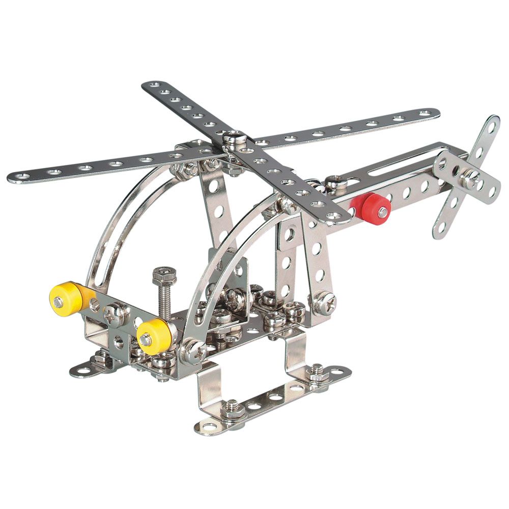 Метален конструктор, Самолет/ Хеликоптер - 2 модела