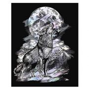 Гравиране на холограмна основа, Вълк