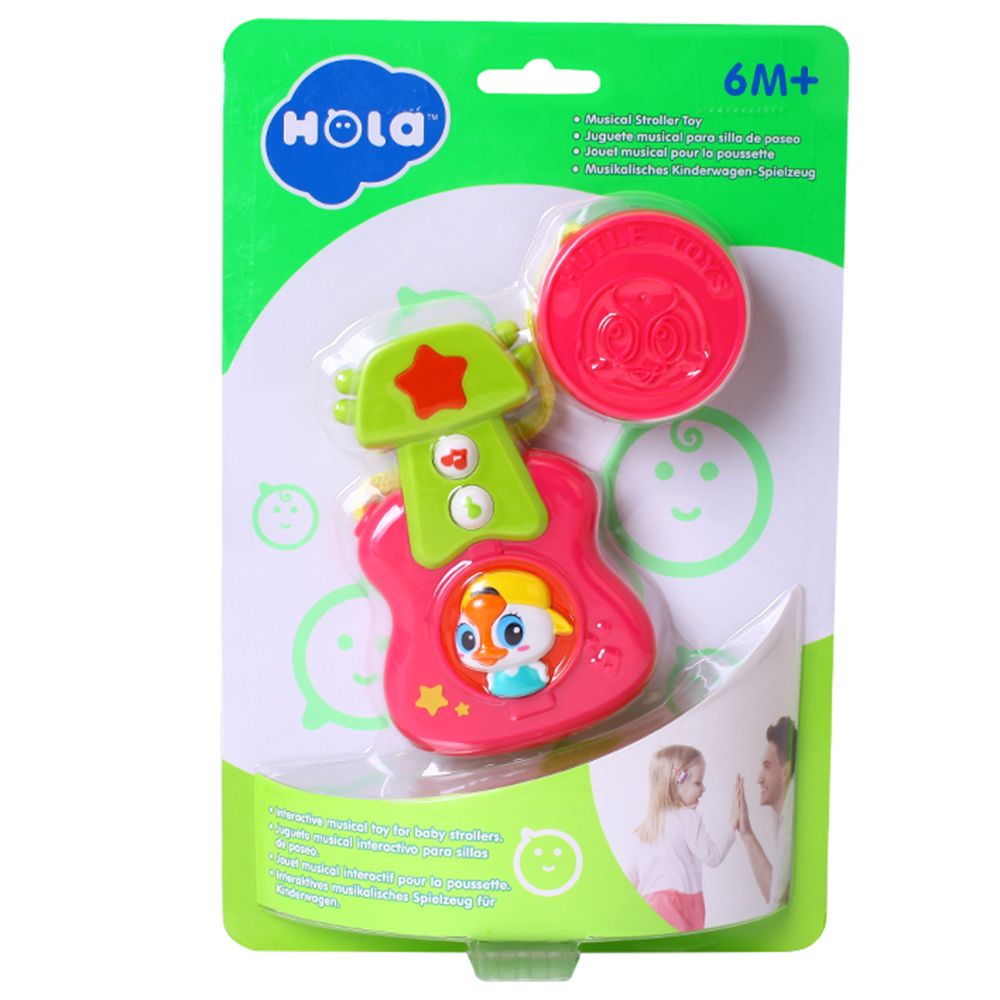 Бебешка музикална китара, с щипка за закачане