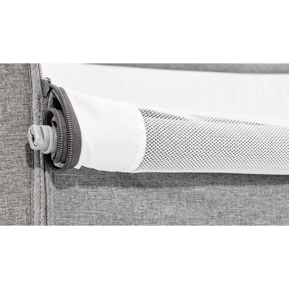 Бебешка кошара UNO, 2 в 1, сива