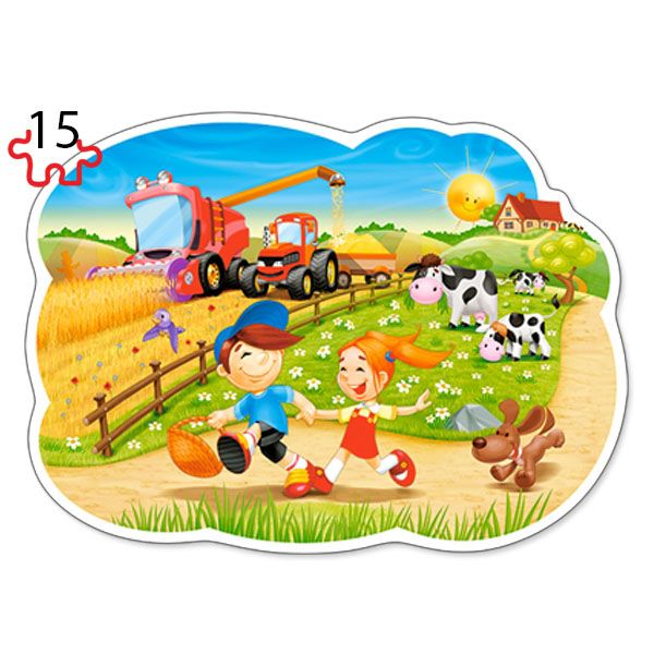 Четирите сезона, пъзел с 8, 12, 15 и 20 чаcти