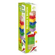 Цветна дженга със зарче