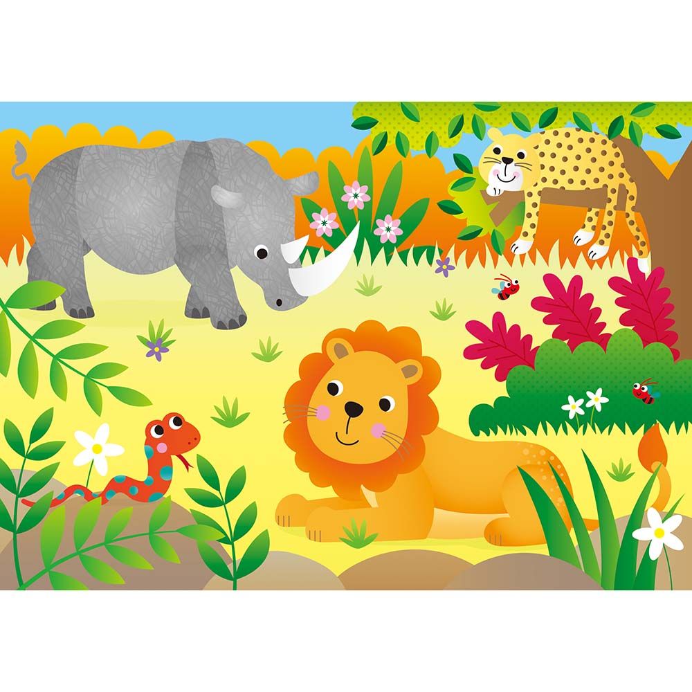 4 пъзела в кутия, Джунгла