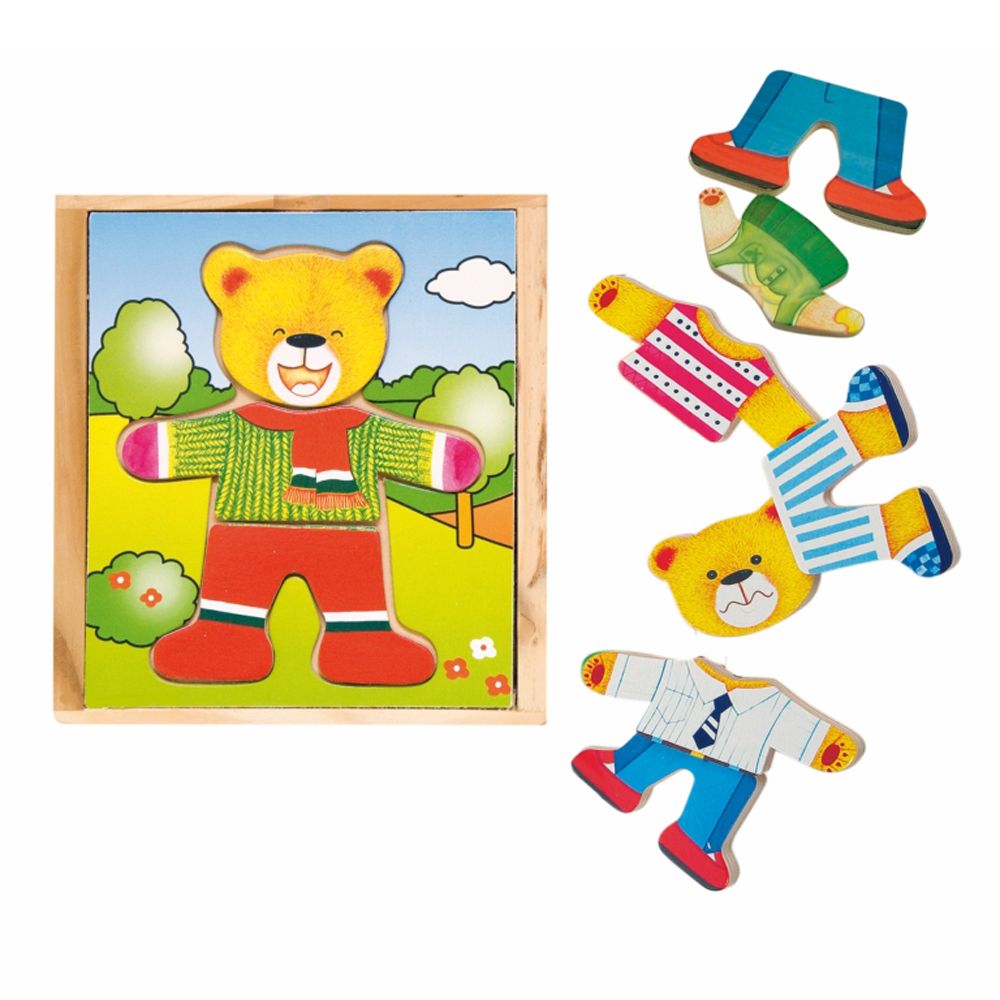 Woodyland, Татко мечо с дрехи