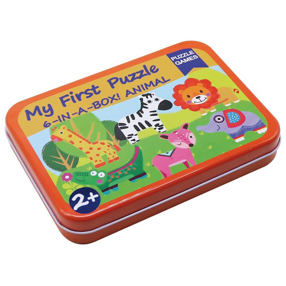 Andreu toys, Дивите животни - пъзели за най-малките, 6 броя в кутия