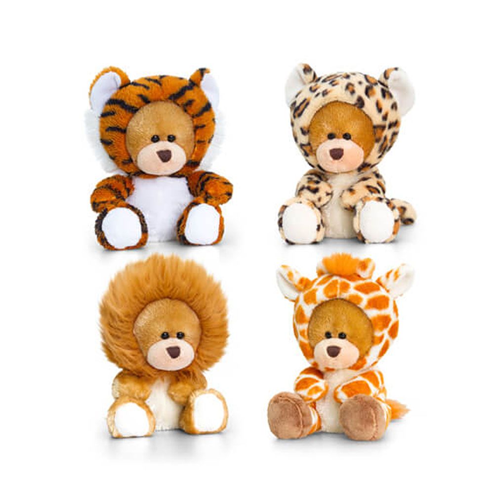 Плюшено мече с костюм на леопард