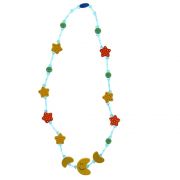 Дървено колие, Луна и звездички