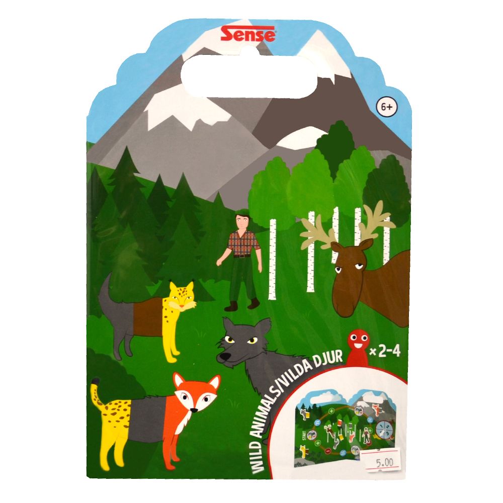 Sense, Игра със силиконови стикери, Диви животни