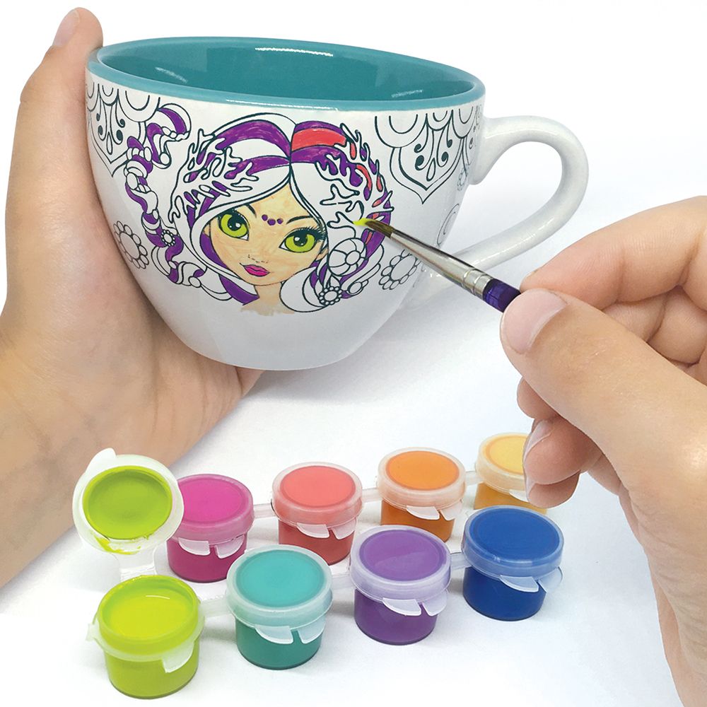 Нарисувай сама порцеланов комплект за закуска, Коралия