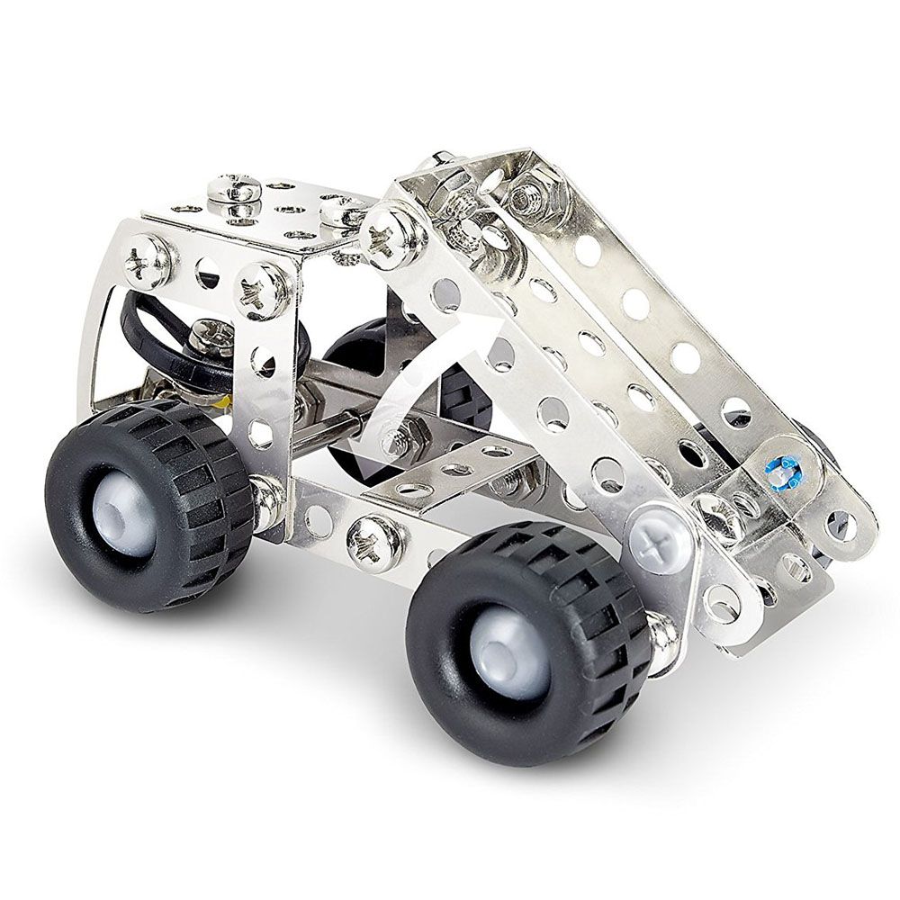 Метален конструктор, Основен комплект - 10 модела, 340 части