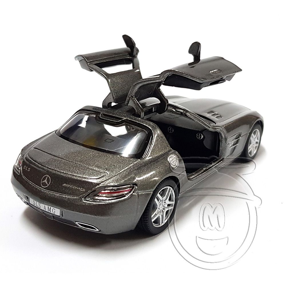Метална кола, Mercedes SLS AMG Coupé, тъмно сива