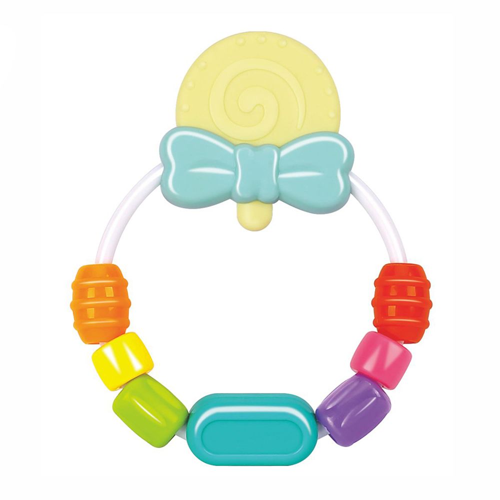 Бебешка гризалка с цветни мъниста