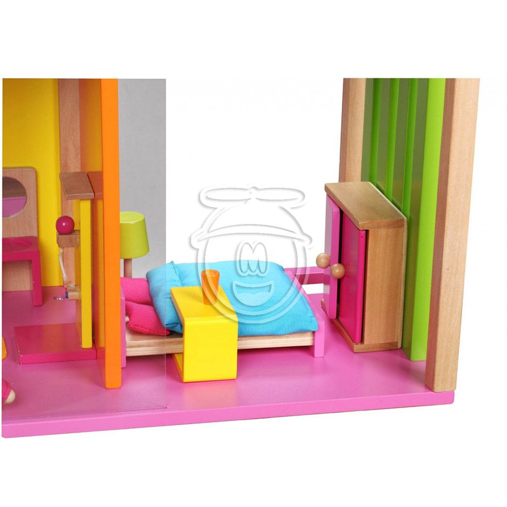 Classic worls  Дървена модерна къща за кукли