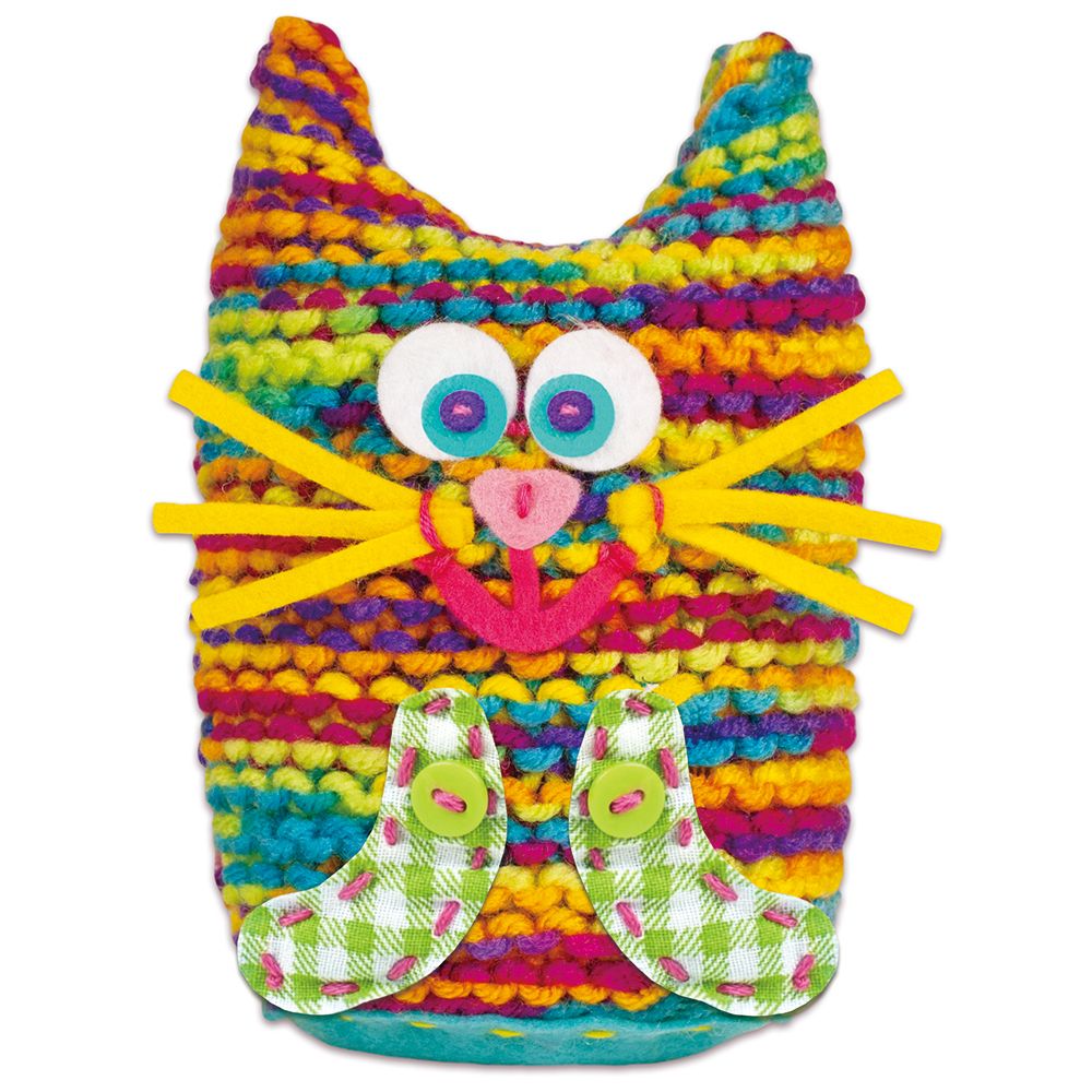 Изплети цветно коте