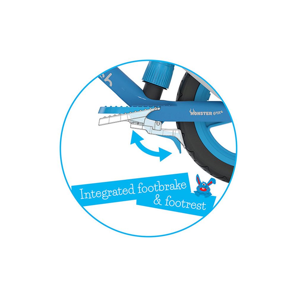 BMXie 02, колело за баланс, синьо