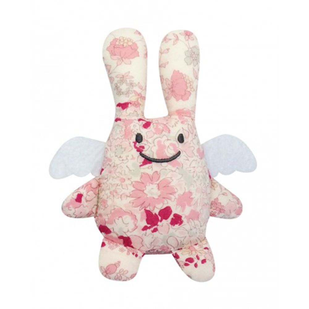 Trousselier, Плюшено зайче, Ангелче, розови цветя