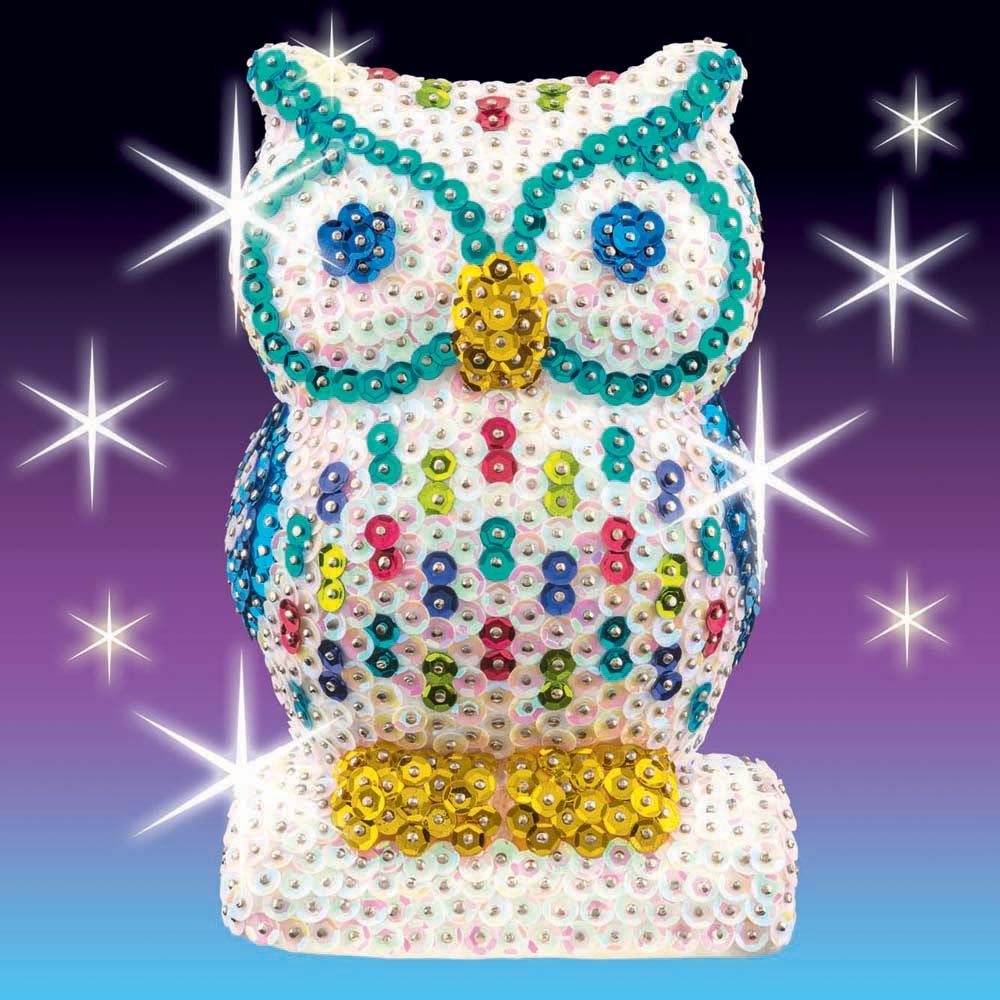 KSG crafts, 3D фигурка от пайети, Бухал