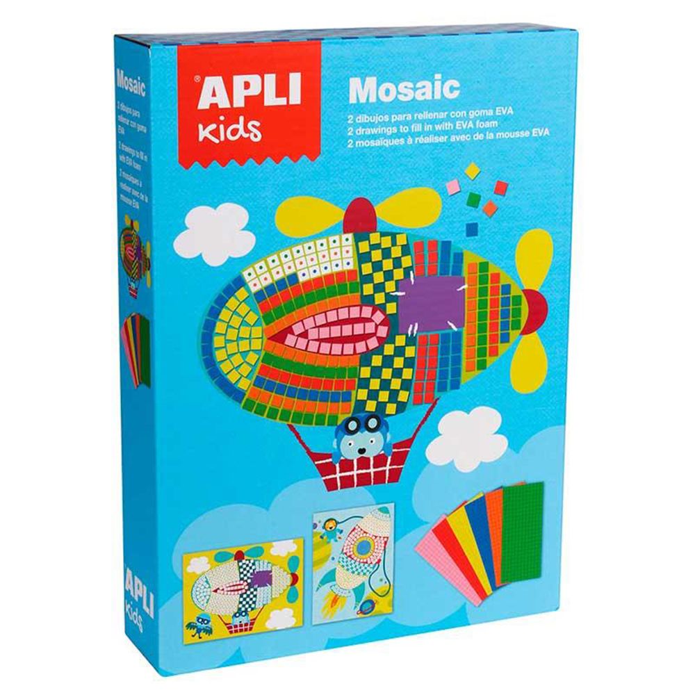 Apli kids, Мозайка с меки елементи, 2 картини, Да полетим